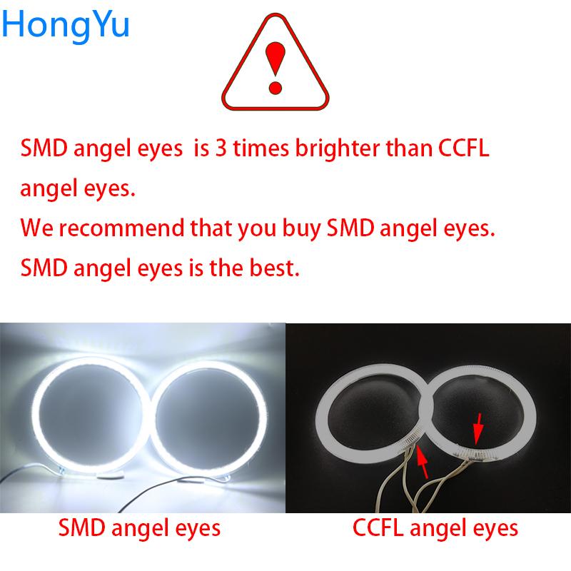 Smd Led Angel Eyes Kit Excellent Ultra Bright Illumination DRL Daytime Running Lights for BMW E83 X3 2003-2010 Halogen Headlight