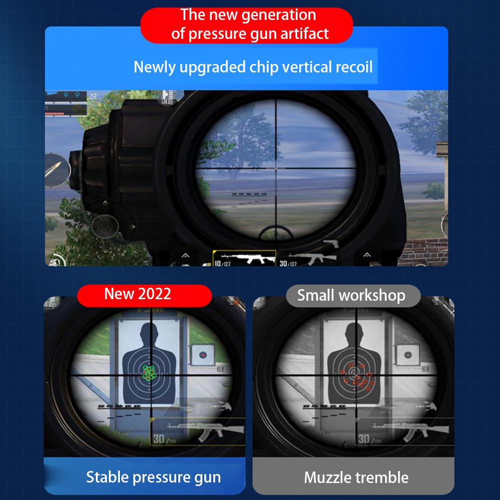 2pcs Mobile Phone Game Trigger Gamepad Joystick 6-Finger Aim Shooting L1 R1 Key Button Game Fingertips For PUBG Game Controller