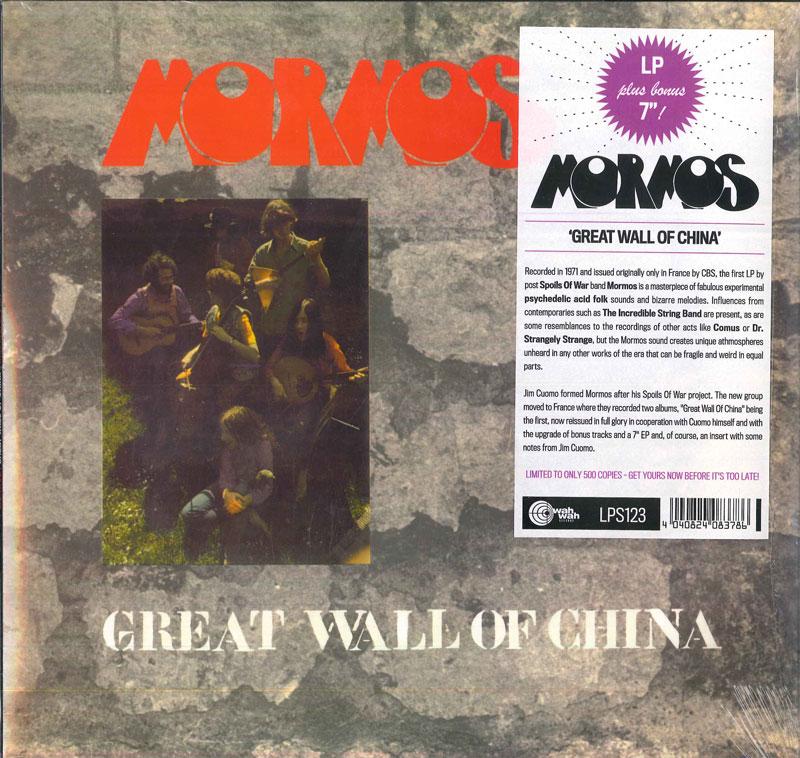 

LP Record MORMOS - Great Wall Of China LPS123 Wah Wah Records 2013 Spain Folk