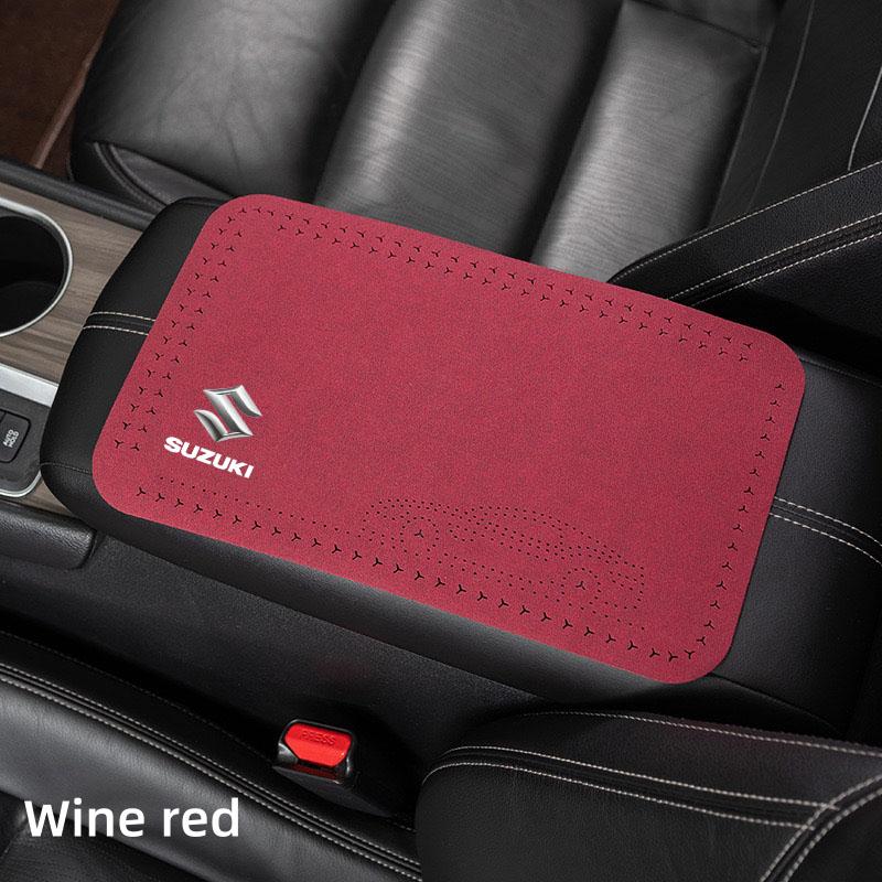 Car Armrest Mat Center Console Arm Rest Protection Cushion for Suzuki Grand Vitara ALTO Ciaz IGNIS Jimny Samurai Car Accessorie