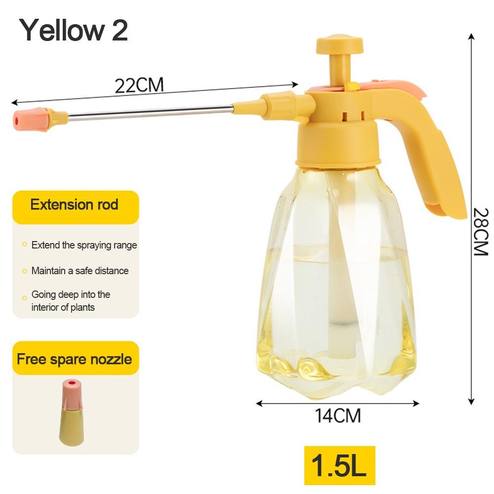 Plastic Watering Can Manual Air Pressure Spray Bottle Durable Disinfection Water Sprayer