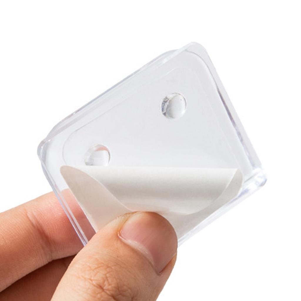 2/4/8Pcs Clear Shower Liners Curtain Clip Windproof Self Adhesive Shower Splash Guard Holder Clamps Bathroom Accessories