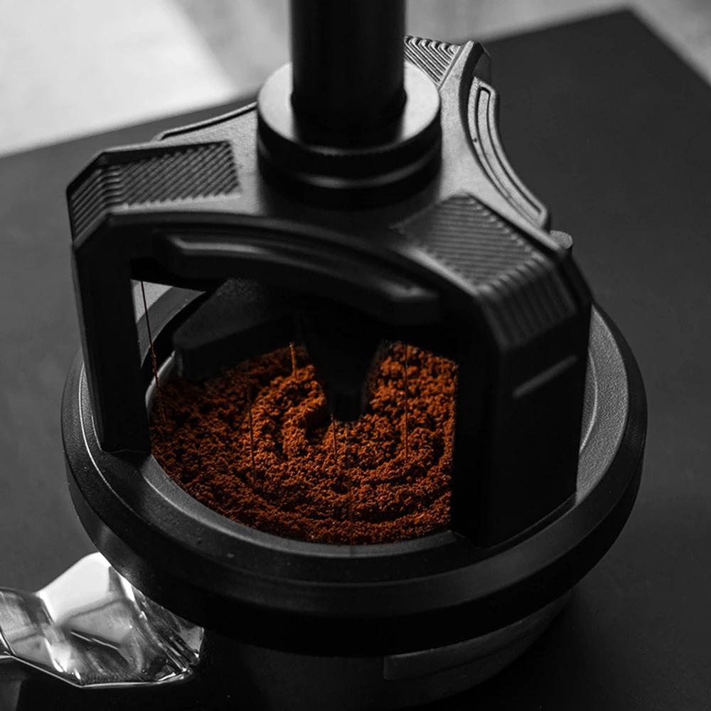 11/11/18MM Press Rotary Magnetic Suction Coffee Distributor Needle Adjustable Even Stirring Loose Powder Needle Coffee Tool