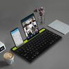 OLOEY Dual Bluetooth Wireless Keyboard with Stand and Card Slot