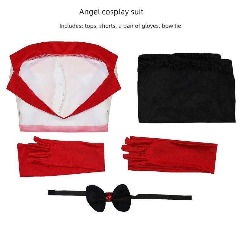 Костюм для косплея Hell Inn, Костюм злодея Hell Inn для косплея, Костюм для Хэллоуина Блитцо Hell Inn Angel S