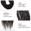 24' Dreadlocks Extensions Crochet Hair for Women 10 Strands Handmade Crochet Hair Braids 0.6cm Hippie Double Ended Dreadlock