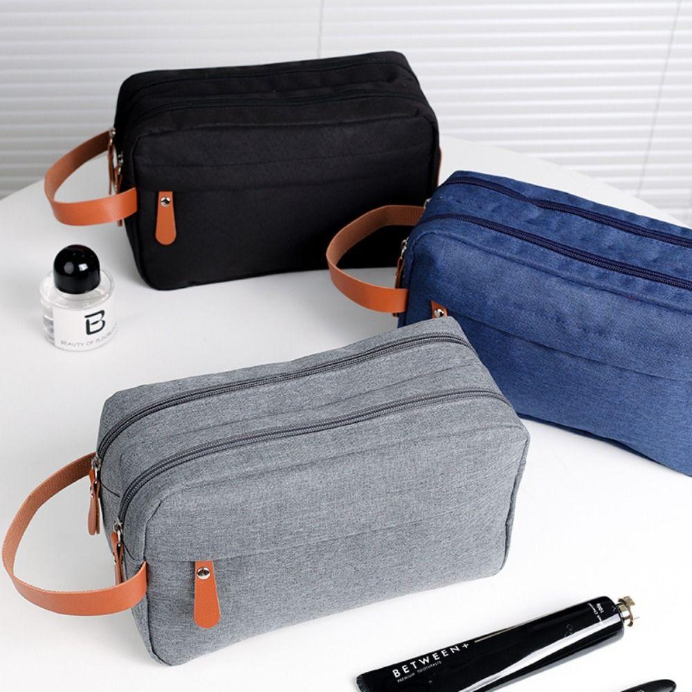 Oxford Canvas Make Up Bag Multifunctional Beauty Wash Pouch Elegant Mens Toiletry Bag Ladies