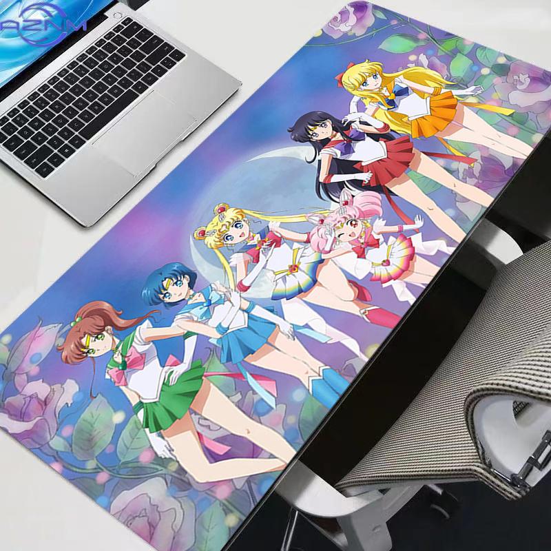 Mouse Pad SSailor Moon Kawaii Computer Keyboard Pad Carpet Large Gaming Accessories Hd Print Mousepad Xxl Gamer Desk Mat Table