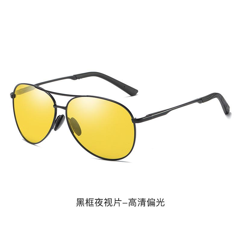 Męskie spolaryzowane okulary przeciwsłoneczne 8013 Okulary zmieniające kolor, Okulary do widzenia w nocy, Okulary antyrefleksyjne dla kierowców