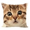 Talos Cute Cat Soft Linen Throw Pillow Case Cushion Cover Home Car Sofa Bed Decor
