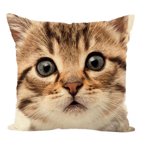 Talos Cute Cat lenjerie moale husă de pernă husă de pernă decor acasă mașină canapea pat