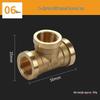 Shuangan Heavy-Duty Copper Tee Pipe Fitting