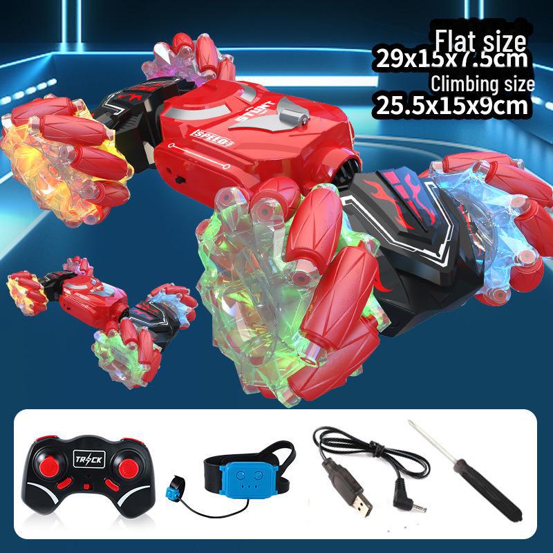 Mașină cu telecomandă și senzor de gesturi pentru cascadorii: Design cu răsucire mare, jucărie off-road 4x4