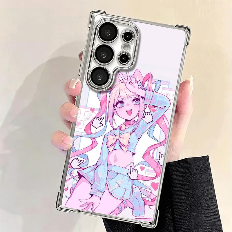 Needy Girl Streamer Overload Soft Phone Case For Samsung Galaxy S26 Ultra S25 Edge S24 FE S23 Plus S22 S21 + S20 Plating Anti-Fa
