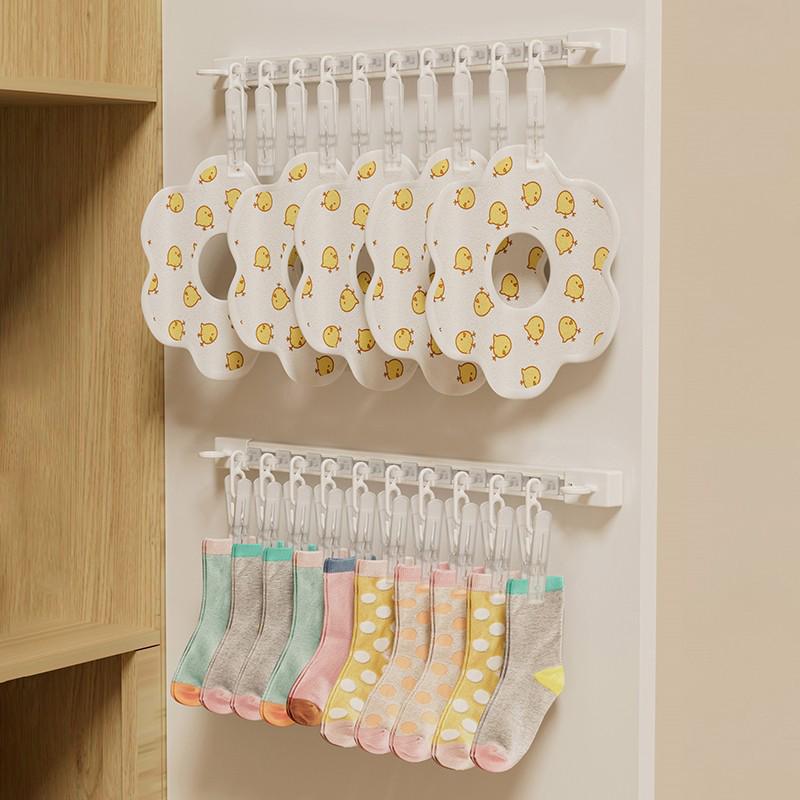 Sliding Rail Hooks for Kitchen Cabinet Doors - No-Drill Storage Solution