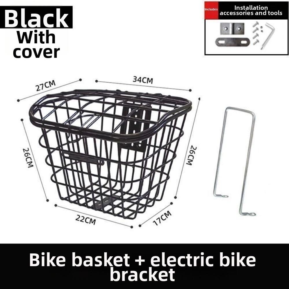 Universal Large Capacity Storage Baskets Easy To Install Bike Rear Mesh Basket