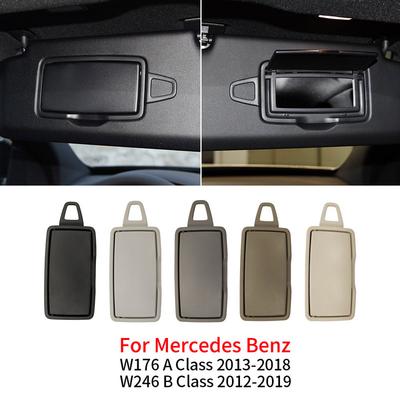 עבור מרצדס W246 W176 כיסוי מראה איפור קוסמטית לשמש קדמית ברכב למרצדס A B Class 2013-2018 A180 B200
