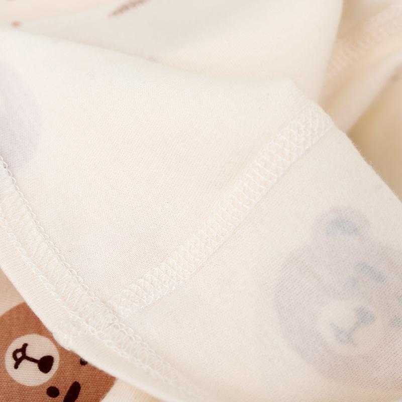 Baby Bomull Sömlös Hög Midja Långärmad Topp & Byxset för Höst/Vinter