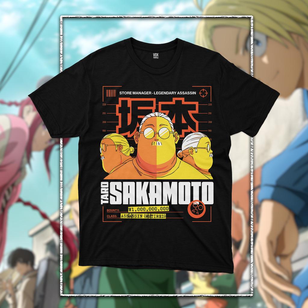 Sakamoto Days Grafik T-Shirt Herren Damen Oversized Y2k Anime Manga T-Shirt Hohe Qualität Lässig Schweres Baumwoll Lockere Kleidung T-Shirts