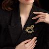Unique Rocking Horse Brooch Pin Portable Accessory Convenient for Women Unisex Lovely Toy Designs Fashion Pin Wear