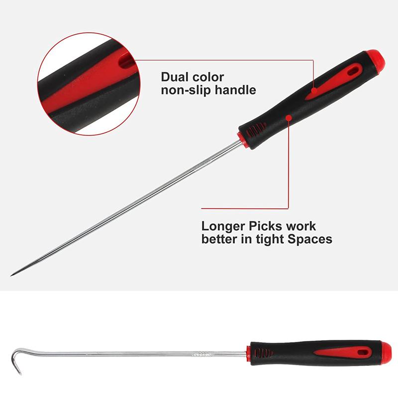 Car Oil Seal Puller Screwdrivers Set Long Pick Hook Set Gasket Puller Pick Tools for Removing Car Auto SealTools