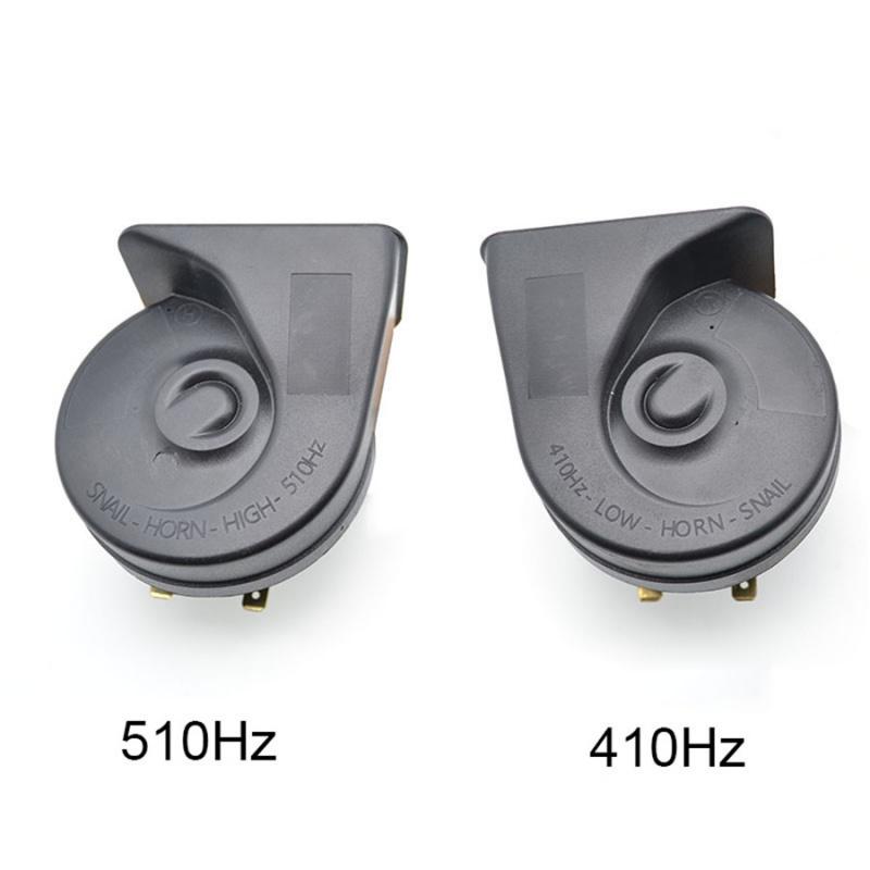 2X 410Hz/510Hz Snail Horn 110-125Db For Car Motorcycle Truck Waterproof Us Stock