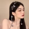 Elegant Crystal Tassels Tiaras for Women Pageant Queen Hairband Perfect for Weddings and Prom Halloween Props