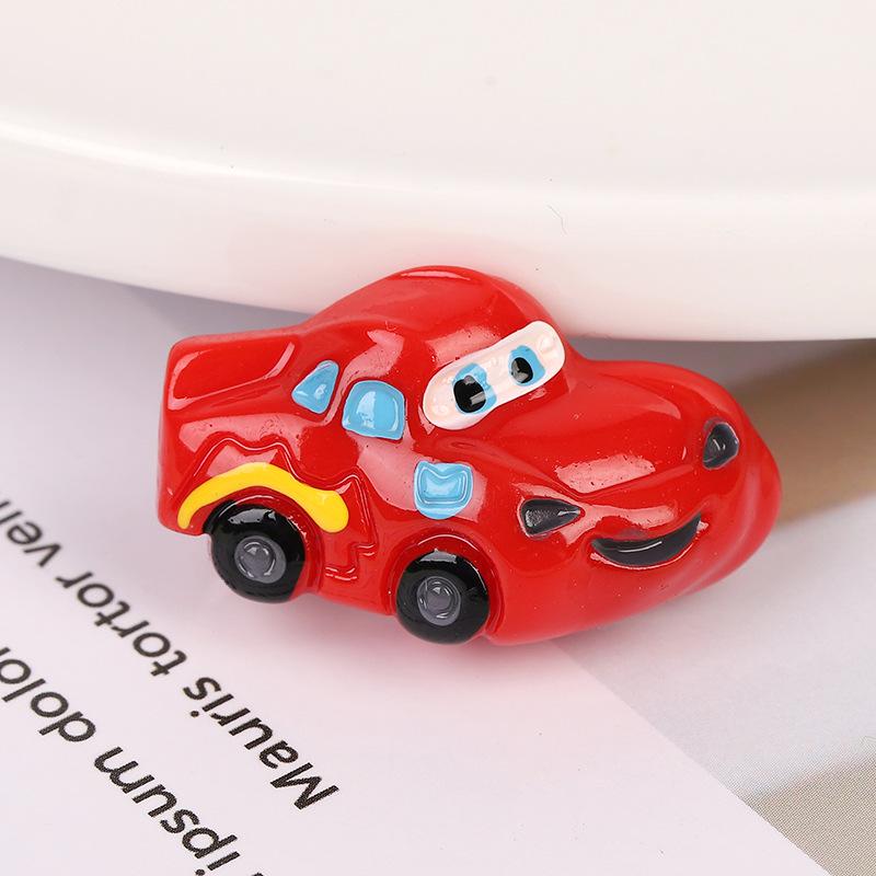 Simulation Cars 3 Cream Glue Phone Case Resin DIY Storage & Stationery Box with Refrigerator Stickers.