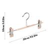 Durable Adjustable Pants Hangers with Clips Non-Slip No Trace Clothes Clip Windproof Skirt Hangers