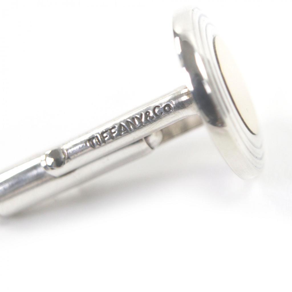 Great TIFFANY&Co. Cufflinks cufflinks Circle motif combination Silver SV925 mens Used