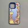 Game Animal C-Crossing Phone Case For iPhone 16 15 14 13 12 11 Pro Max Black Matte Multicolor Laser Metallic Aurora Cover