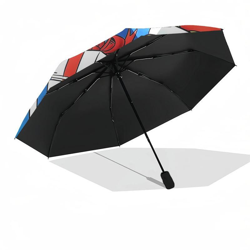 1pc Garfield Christmas Edition Automatic Opening Umbrella, Portable Three-Fold Design, 8-Bone Iron Frame Outdoor Umbrella, Perfect Holiday Gift for Fa