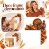 Thanksgiving Turkey Door Corner Decoration for Front Door and Home Holiday Decor