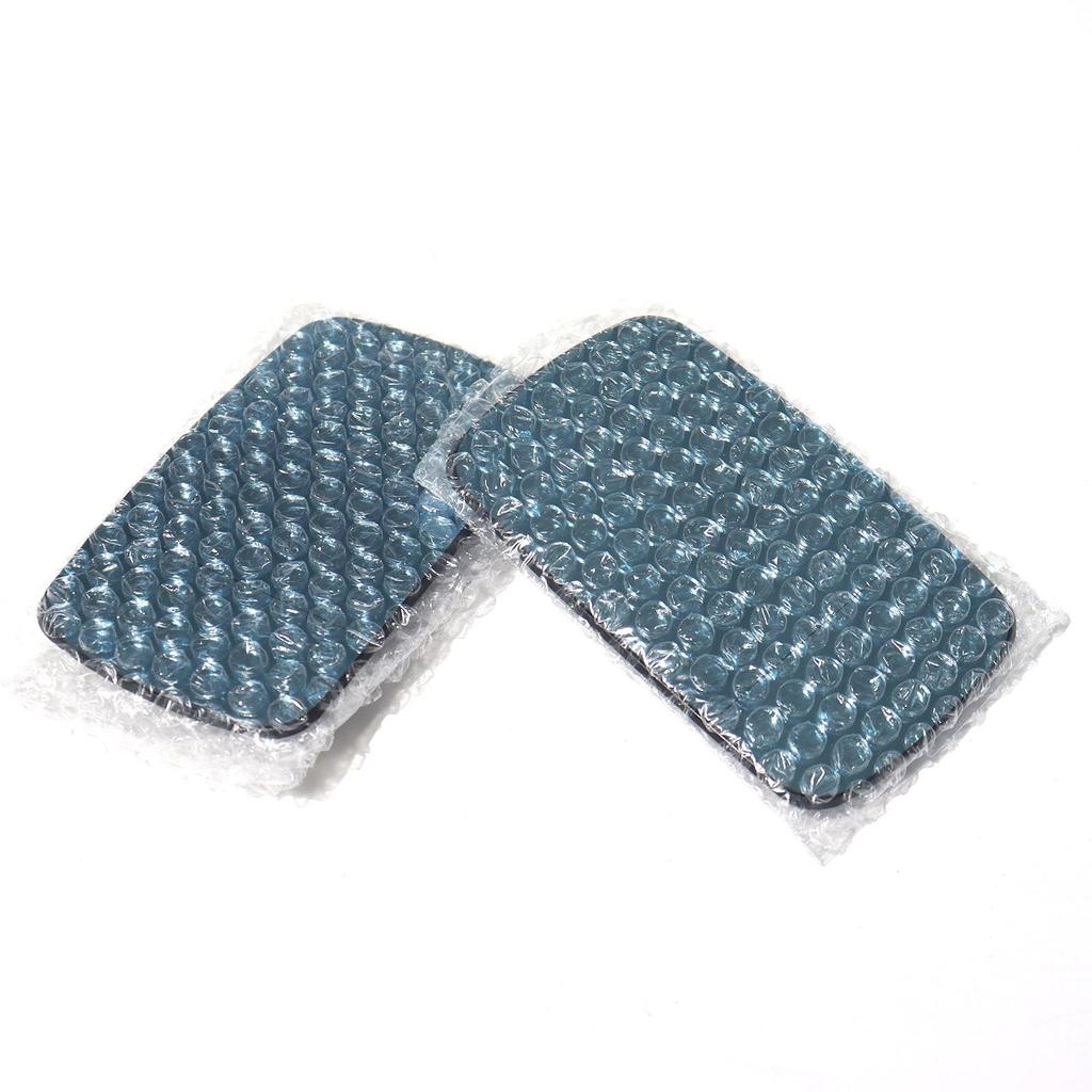 BMW E46 Rearview Mirror Lens, Reversing Blue, Part Numbers 51168250437, 51168250438