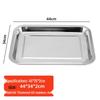 Zhaoran 304 Stainless Steel Rectangular Serving Tray