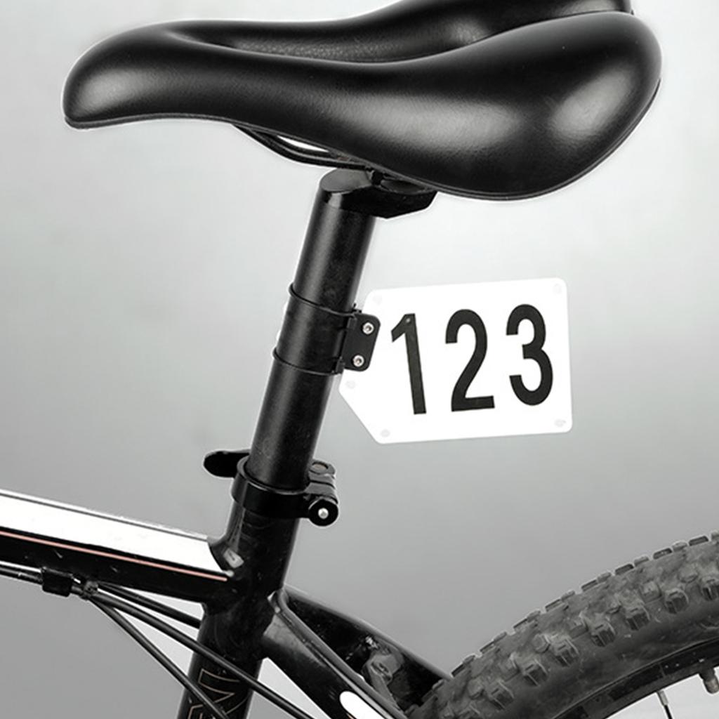 Bike Race Number Plate Holder Cycling Number Mount Bike  Triathlons Racings Number Plate Mount Holder Racings Cards Bracket