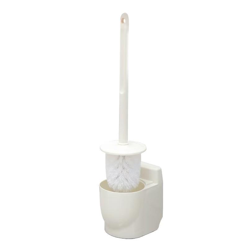 Wandmontiertes Toilettenbürsten-Set ohne tote Winkel