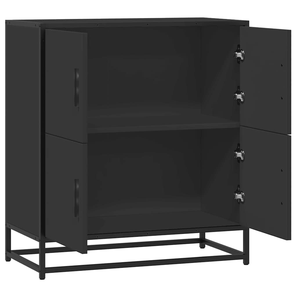 Sideboard Black 68 x 35 x 76 cm Particleboard
