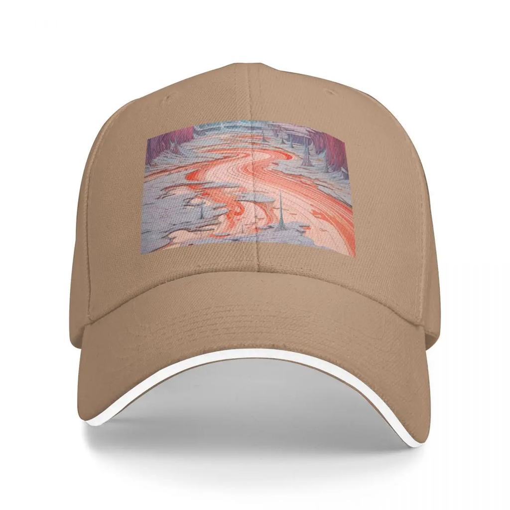 Hadrio Pale Red Dot Baseball Cap Hat Man For The Sun Sunscreen Beach Mountaineering Mens Caps Womens