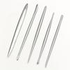5 Pcs Stainless Steel Ceramics and Clay Sculpting Tool Set Ribbon Carving Tools for Pottery, Uncharged Crafting Accessories for Texturing and Modeling