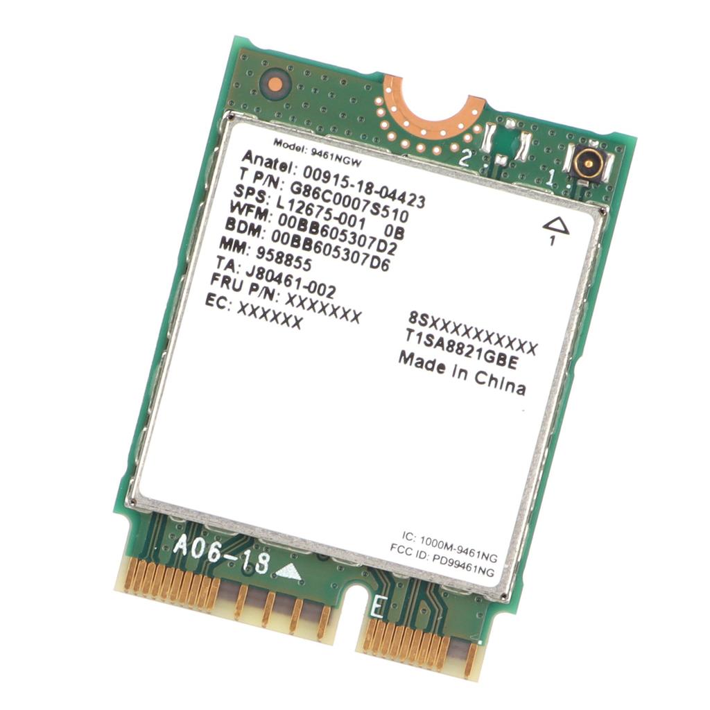 Wireless Card AC 9461 Dual Band 2.4G 5G M.2 802.11ac Network Computer Accessories for Intel