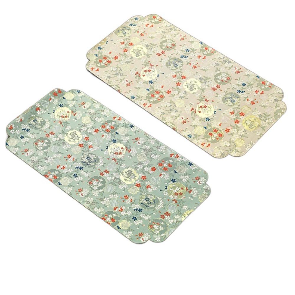 Retro Fabric Tablecloth Double Sided Tea Banquet Coaster Teapot Mat  Living Room