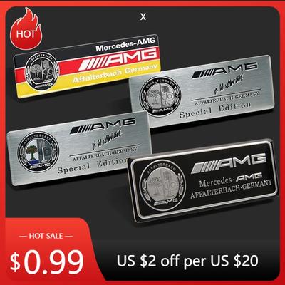 2025 Fierbinte 80x30mm Autocolant Insignă Geam Lateral Auto pentru Mercedes benz W203 W204 W205 W210 W211 W212 W463 W464 W164 W176 CLA CLS SL