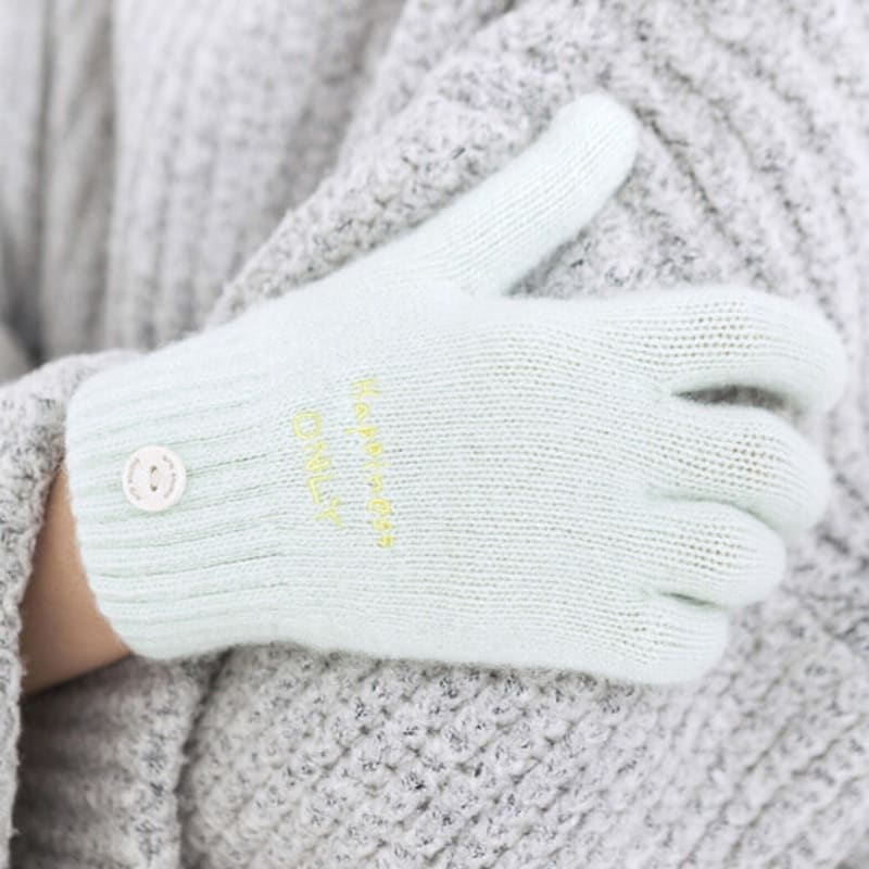 orb studio DON’T FORGET ME wool gloves (Mint)