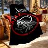 Custom Name Personalized Ajax Print Blanket, Home Decor, Bedroom, Sofa, Camping, Couch, Gifts for Birthday Christmas