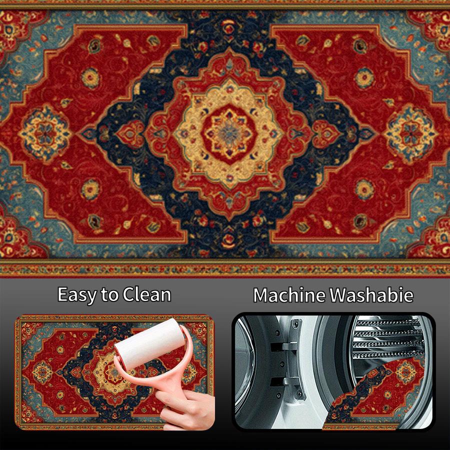 1Pcs Exquisite Print Car Trunk Mat with Anti Slip Cargo Liner Waterproof Rear Storage Protector Floor Mat for SUV Sedan Vehicle