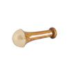 Kansa Wand Face, Body & Foot Massager Foot Massager With Wooden Handle For Detoxification And Deep Relaxation (KANSA WAND SMALL BROWN NATURAL)