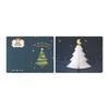 Christmas 3D Pop Up Thank You Cards Blessing Cards Christmas Postcard Greeting Cards With Envelope