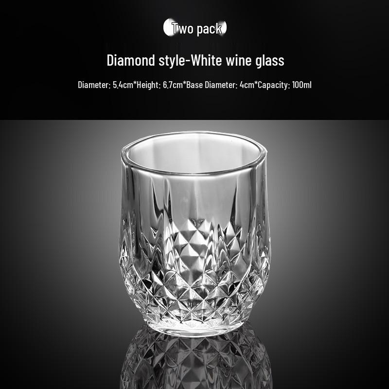 Light Luxury Crystal Baijiu & Beer Shot Glass Set