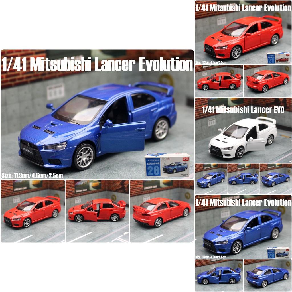 Alloy Mitsubishi Sports Car Model With Inertia Control For Kids Playroom Decor